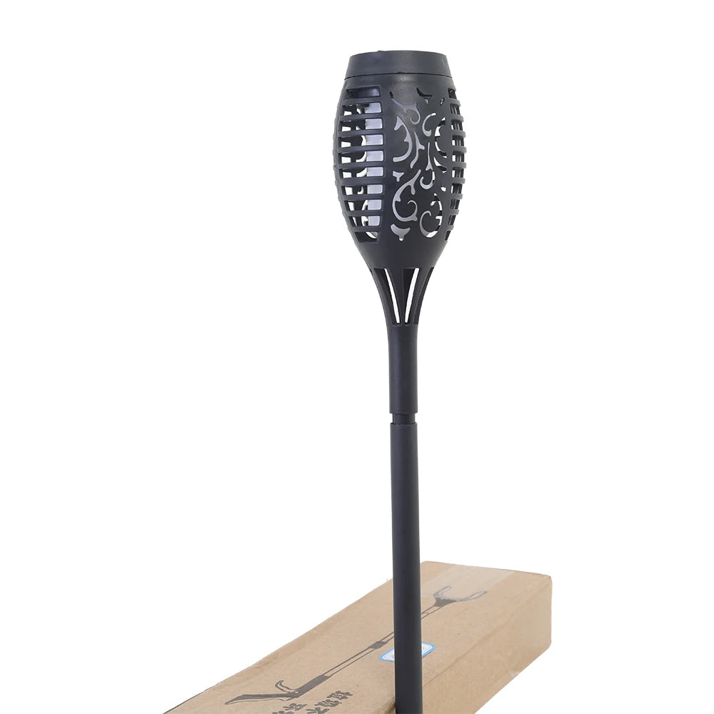 Solar LED Torch Lights Flickering Flame Waterproof Outdoor Pathway