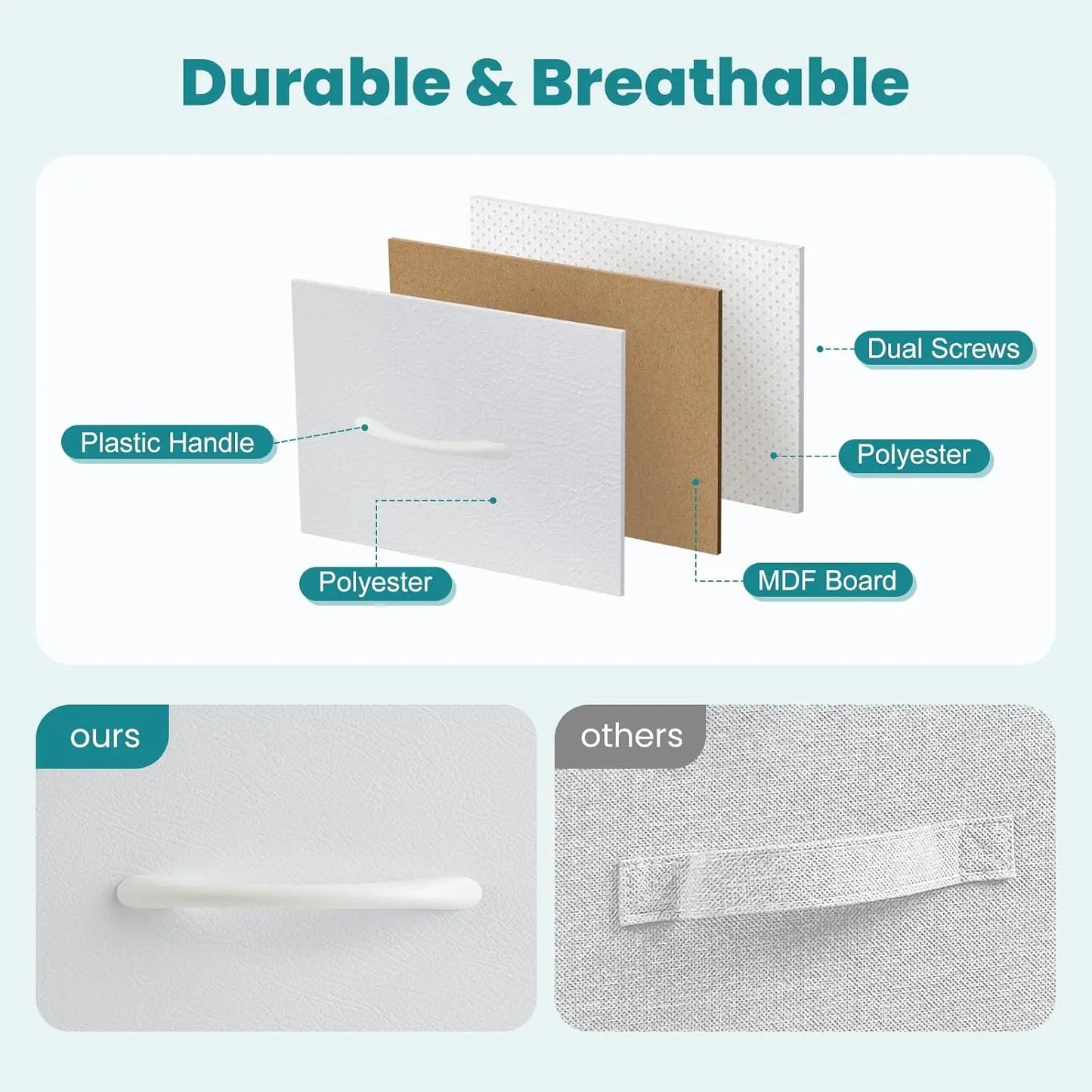 XMSJ Dresser With 7 Drawers And TV Stand Metal Frame